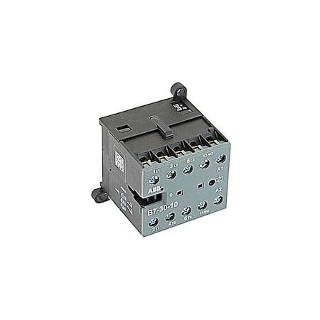 Abb MINI CONTACTOR NON REV 3POLE, 16 AMP, 1NO AUX CONT, 110-127VAC COIL B7-30-10-84